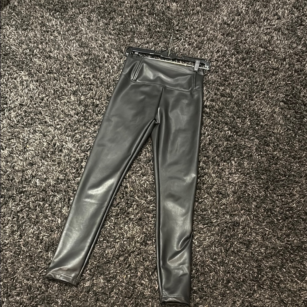 Black Leather leggings